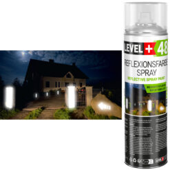 Alternative view of LEVEL+48 Reflektierende Spray 1St. 500ml, Leuchtende im Dunkel und im Infrarot Sprühfarbe Markierung Spray