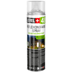 LEVEL+48 Reflektierende Spray 1St. 500ml, Leuchtende im Dunkel und im Infrarot Sprühfarbe Markierung Spray