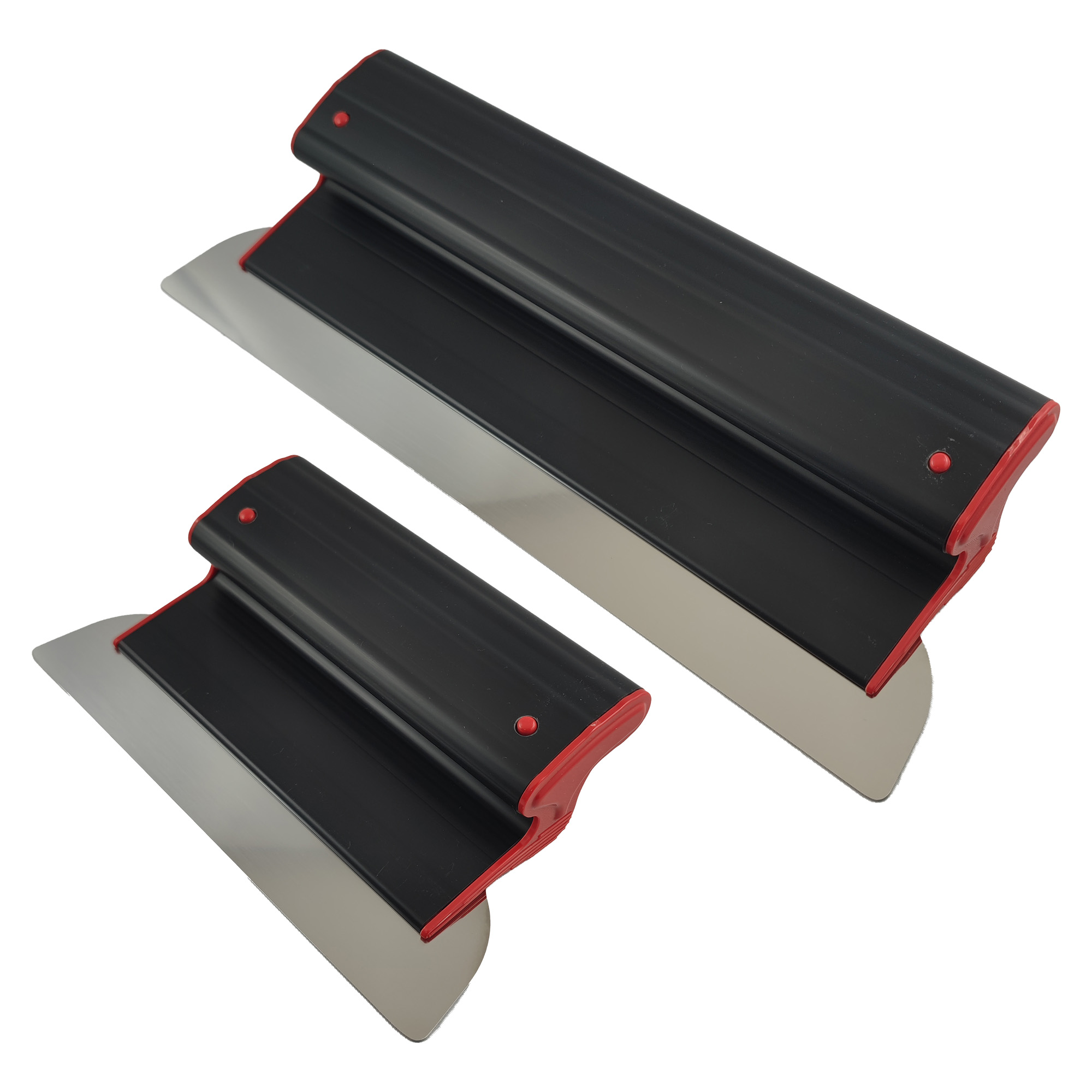 Flächenspachtel Set 2 St. Ultraleicht Flexible Blatt 0,3mm Kunstoffgriff 40cm+60cm ConToo ERGO