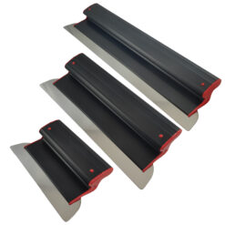 Flächenspachtel Set 3 St. Ultraleicht Flexible Blatt 0,3mm Kunstoffgriff 25cm+40cm+60cm ConToo ERGO