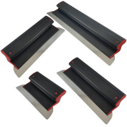 Flächenspachtel Set 4 St. Ultraleicht Flexible Blatt 0,3mm Kunstoffgriff 25cm+40cm+60cm+80cm ConToo ERGO