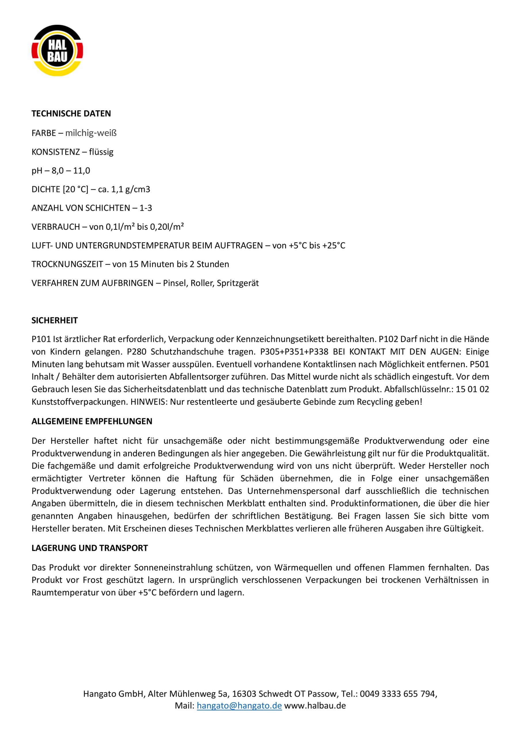 Tiefengrund 20L Tiefgrund LF Farben Tapeten Putz Gips Primer HALBAU G03 + Farbroller 25cm – Bild 10