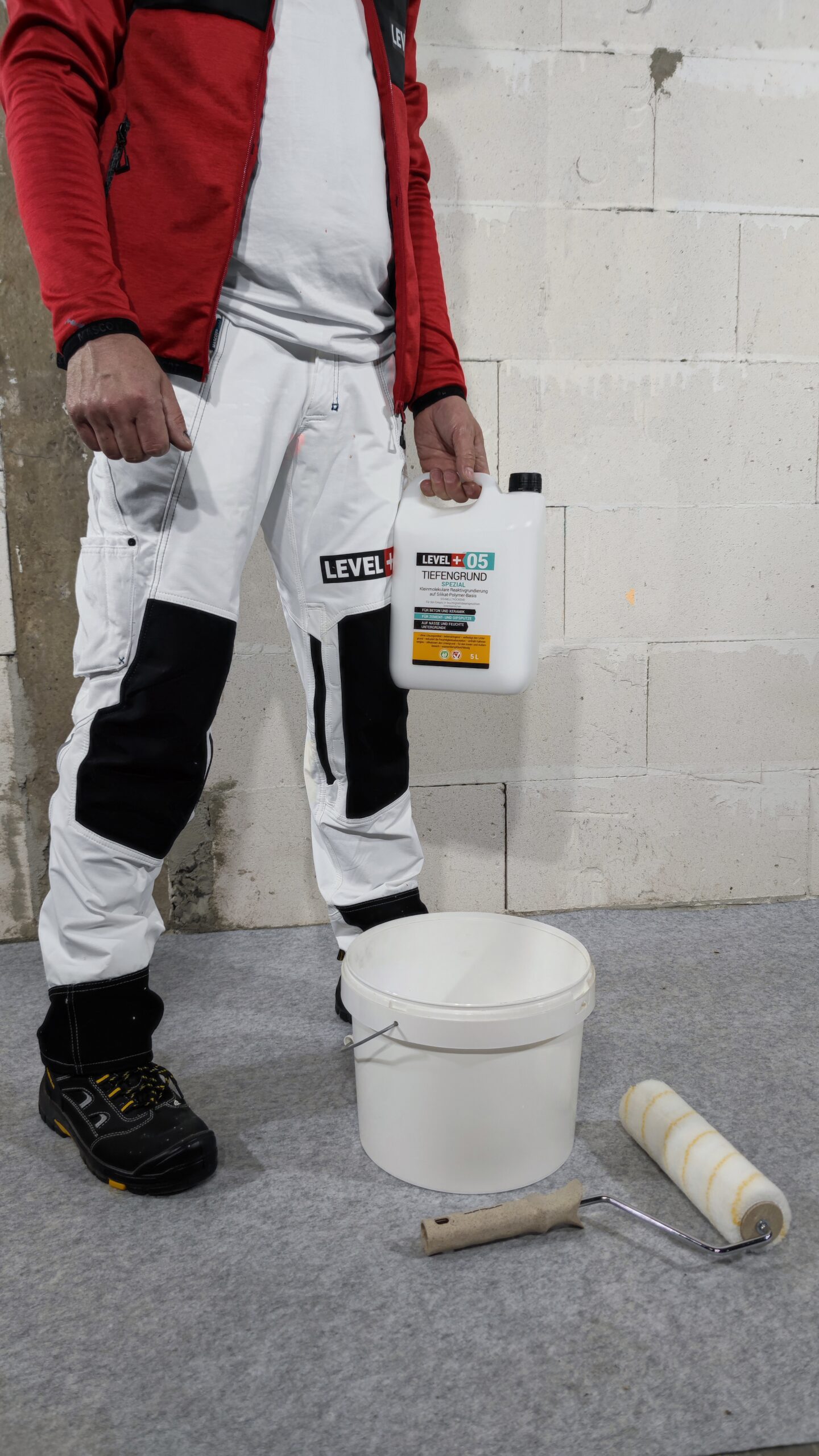 Tiefengrund Spezial Tiefengrund mit Kaliwasserglas Grundierung 4L LEVEL+05 – Bild 3