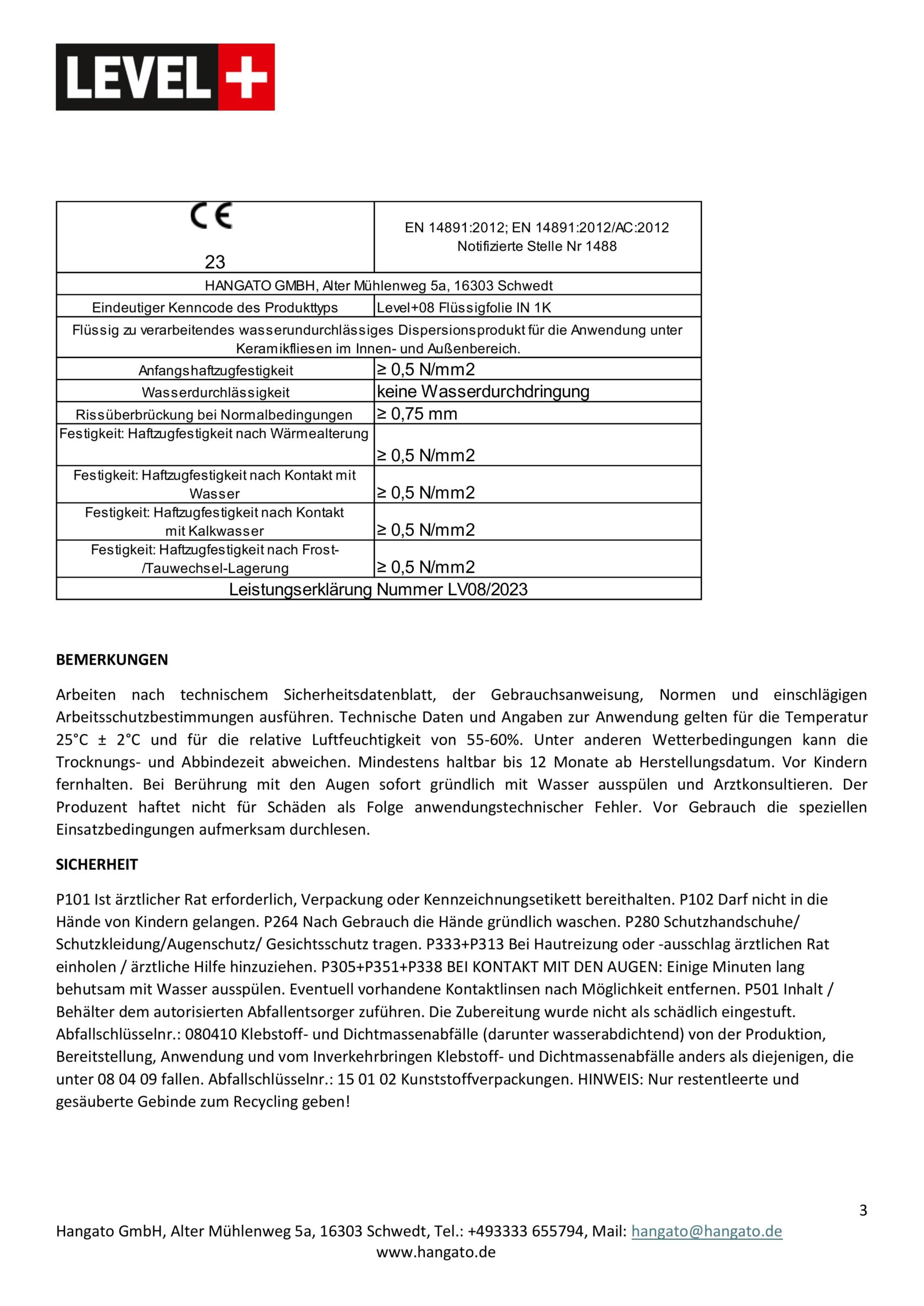 Flüssigfolie in 1K Dichtfolie Abdichtfolie Abdichtung Bad Dusche Küche 40Kg LEVEL+08 – Bild 16
