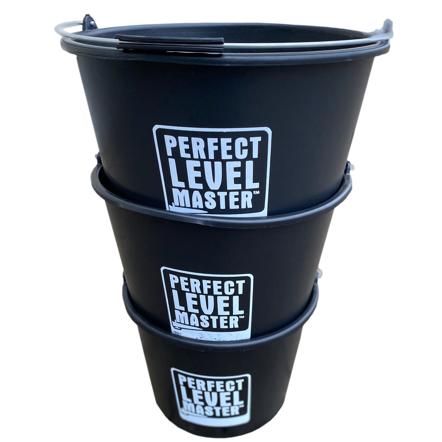 Baueimer Set 12L/16L/20L Mörteleimer Wiederverwendbar Fliesenleger Zubehör PLM – Bild 2