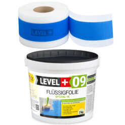 Flüssigfolie 7kg Dichtband 5m DichtSet Für Dusche Bad Balkon Wassersperre SET81