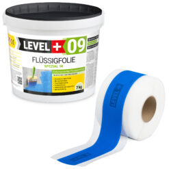 Flüssigfolie 7kg Dichtband 10m DichtSet Dusche Bad Balkon Wassersperre SET82