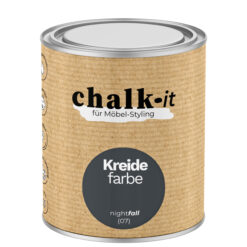 Kreidefarbe Chalk-it (07) Nightfall 0,75L Shaby Chic Möbel Holzlack Natur Vintage Möbellack
