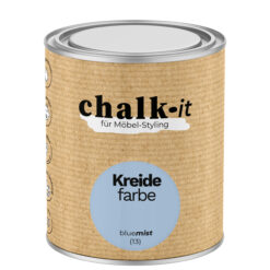 Kreidefarbe Chalk-it (13) Blue Mist 0,75L Shaby Chic Möbel Holzlack Natur Vintage Möbellack