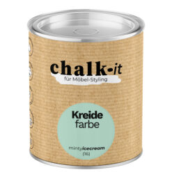 Kreidefarbe Chalk-it (16) Minty Icecream 0,125L Shaby Chic Möbel Holzlack Natur Vintage Möbellack