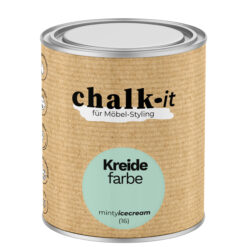 Kreidefarbe Chalk-it (16) Minty Icecream 0,75L Shaby Chic Möbel Holzlack Natur Vintage Möbellack