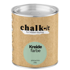 Kreidefarbe Chalk-it (18) Pistachio 0,125L Shaby Chic Möbel Holzlack Natur Vintage Möbellack