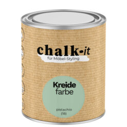 Kreidefarbe Chalk-it (18) Pistachio 0,75L Shaby Chic Möbel Holzlack Natur Vintage Möbellack