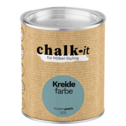 Kreidefarbe Chalk-it (22) Frozen Path 0,125L Shaby Chic Möbel Holzlack Natur Vintage Möbellack