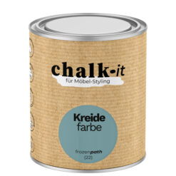 Kreidefarbe Chalk-it (22) Frozen Path 0,75L Shaby Chic Möbel Holzlack Natur Vintage Möbellack