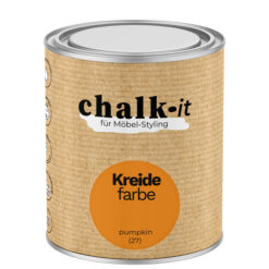 Kreidefarbe Chalk-it (27) Pumpkin 0,75L Shaby Chic Möbel Holzlack Natur Vintage Möbellack