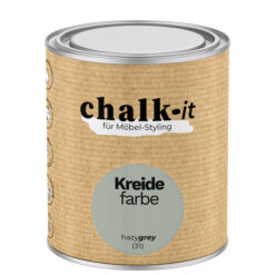 Kreidefarbe Chalk-it (31) Hazy Grey 0,75L Shaby Chic Möbel Holzlack Natur Vintage Möbellack