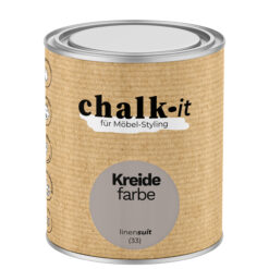 Kreidefarbe Chalk-it (33) Linen Suit 0,75L Shaby Chic Möbel Holzlack Natur Vintage Möbellack
