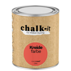Kreidefarbe Chalk-it (38) Coral Reef 0,75L Shaby Chic Möbel Holzlack Natur Vintage Möbellack