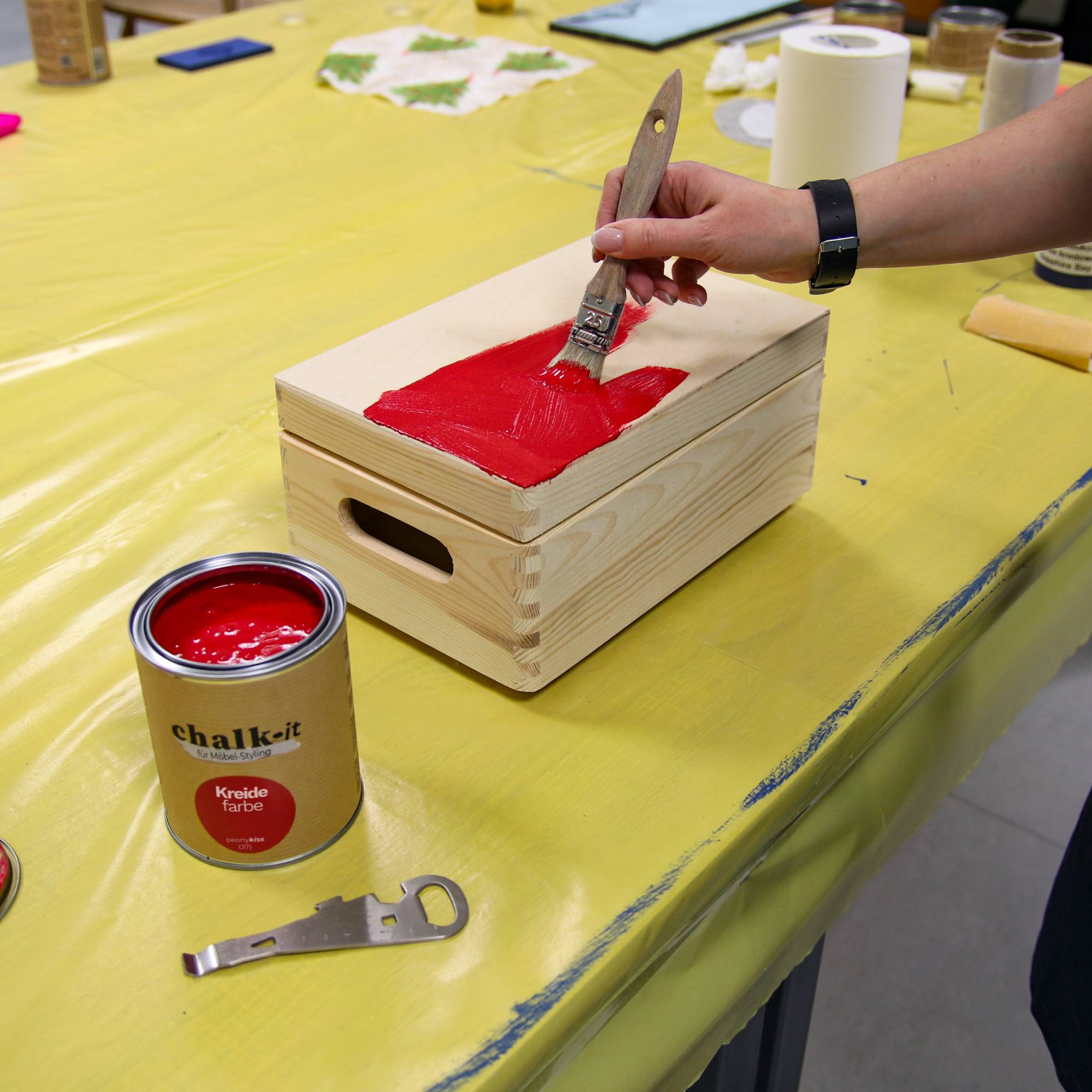 Kreidefarbe Chalk-it (24) Fresh Grass 0,75L Shaby Chic Möbel Holzlack Natur Vintage Möbellack – Bild 16