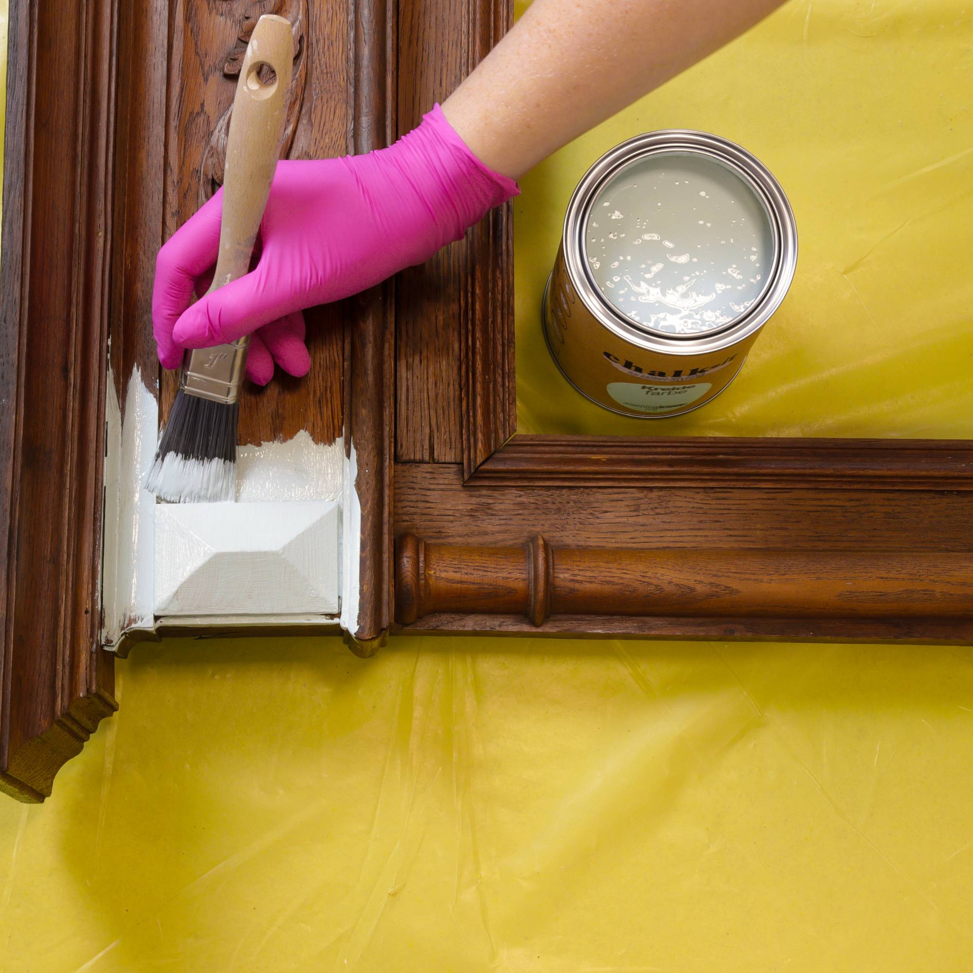 Kreidefarbe Chalk-it (24) Fresh Grass 0,75L Shaby Chic Möbel Holzlack Natur Vintage Möbellack – Bild 11