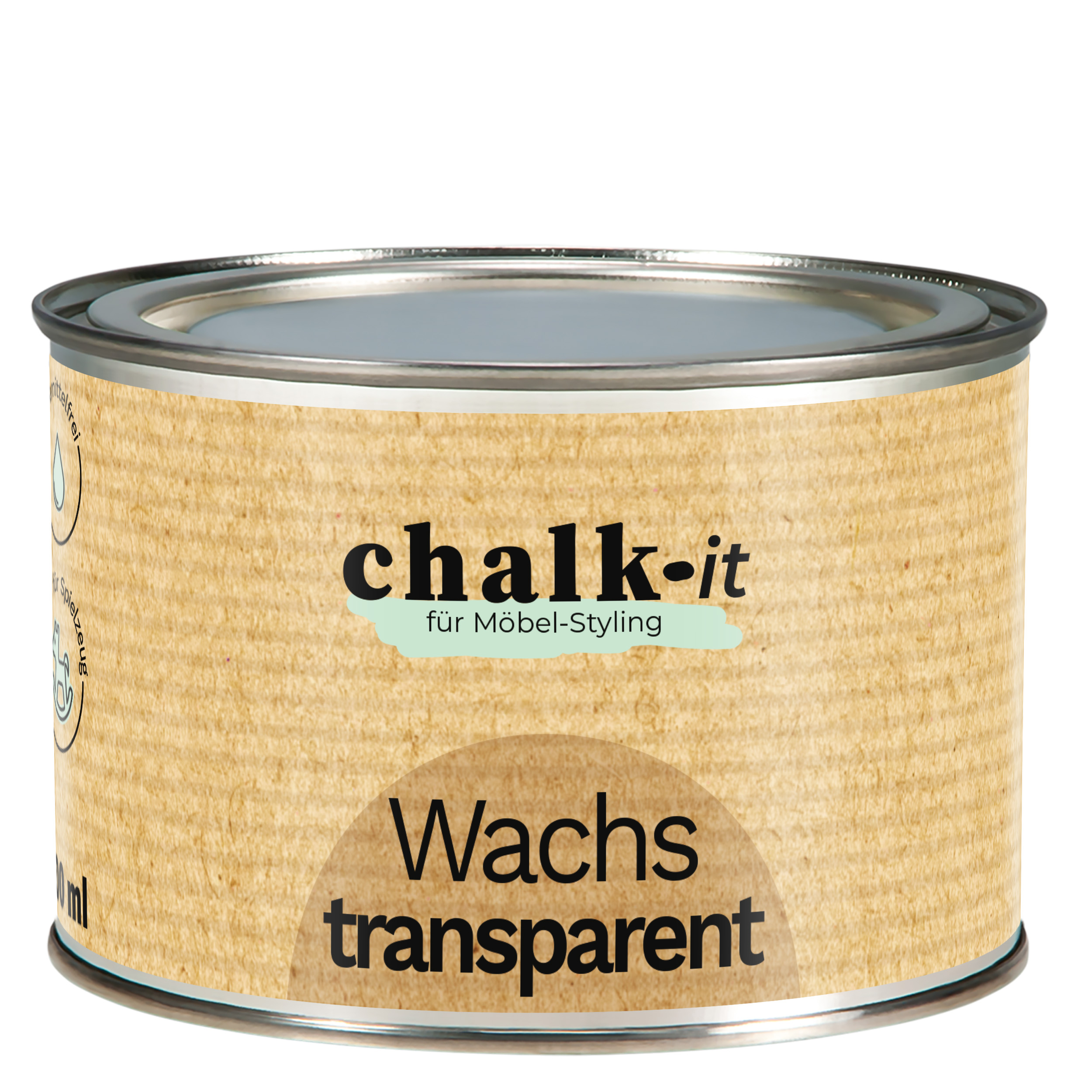 Möbelwachs Chalk-it Möbelschutz 400ml Weiss Holzwachs Pflege Kreidefarbe