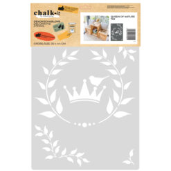 Dekorschablone Chalk-it Schablone Malerschablone Möbel Holz Kreiderfarbe Queen of Nature 702