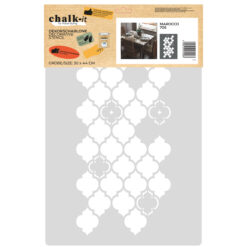 Dekorschablone Chalk-it Schablone Malerschablone Möbel Holz Kreiderfarbe Marocco 706