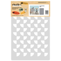 Dekorschablone Chalk-it Schablone Malerschablone Möbel Holz Kreiderfarbe Quarters 709