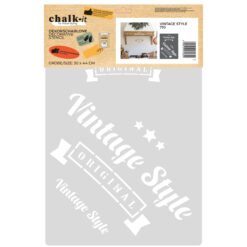 Dekorschablone Chalk-it Schablone Malerschablone Möbel Holz Kreiderfarbe Vintage Style 710