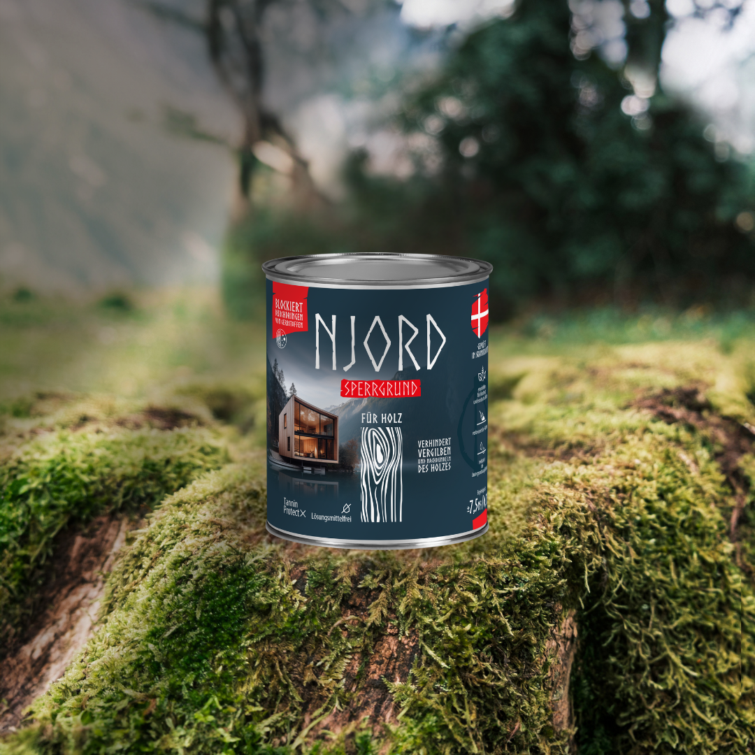 Sperrgrund 2,5L für Imprägnierungen und Farben Verfärbungsfrei Haftung Holzschutz Farblos Hartholz Exotenholz Njord – Bild 2