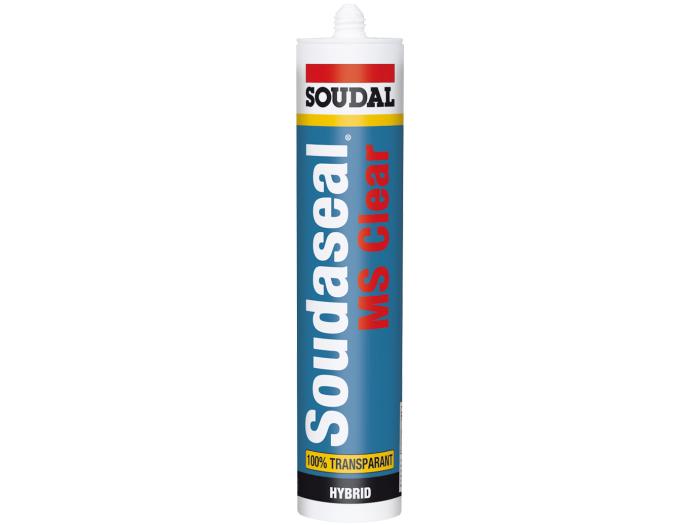 Soudal Ms Clear 290ml Klebstoff Dichtstoff Fugen Transparent Dauerelastisch