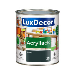 LuxDecor Acryllack 750ml Matt (23) Berggipfel Weißlack Holzlack Spielzeuge Metall Möbel