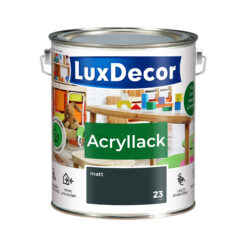LuxDecor Acryllack 2,2L Matt (23) Berggipfel Weißlack Holzlack Spielzeuge Metall Möbel
