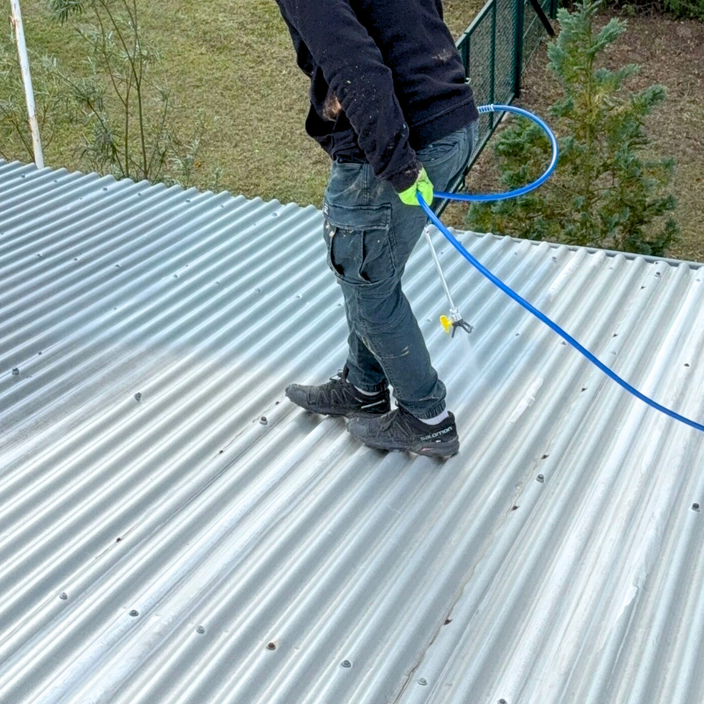 Dachfarbe elastische Sockelfarbe Dachlack UV-beständig Super Flex 24 x 25Kg Ziegelrot LEVEL+ Palette 600kg L+46 – Bild 4