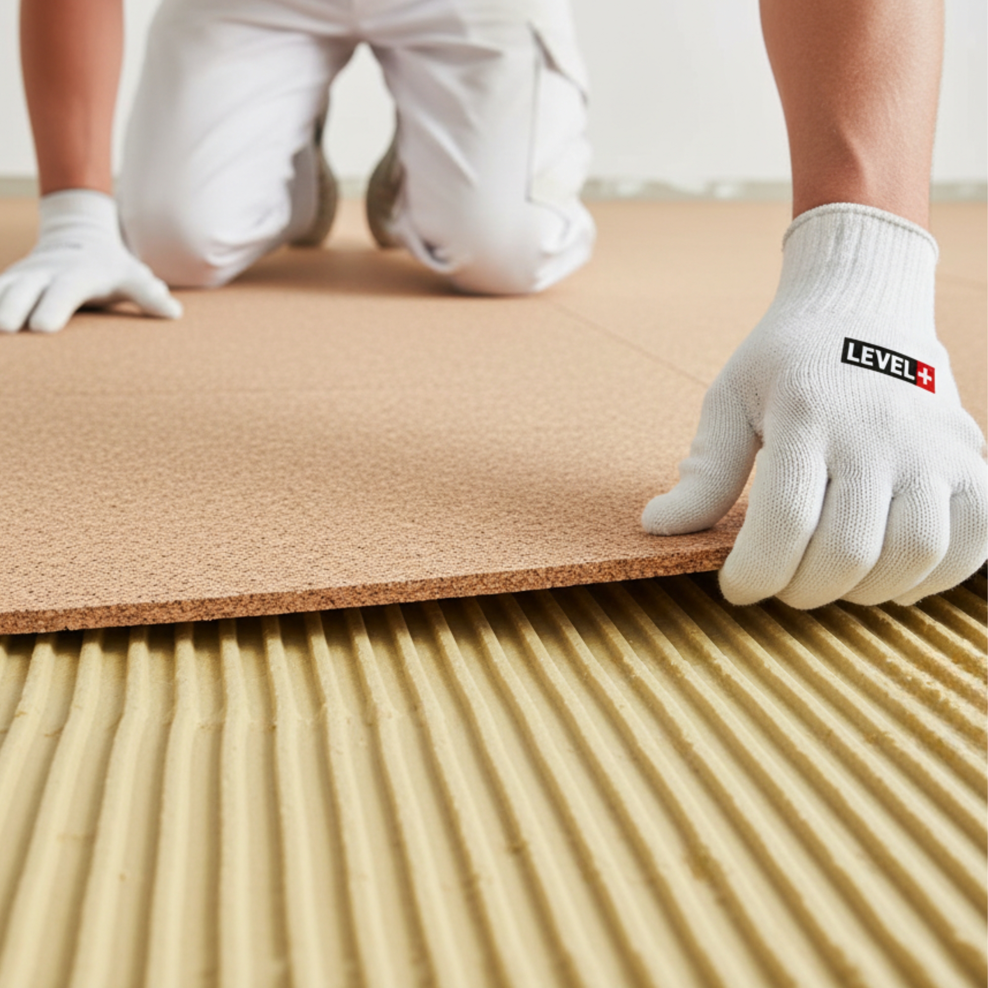 Vinylkleber PVC LVT CV Paneele Fliesen Teppich Kleber 18kg Flex Klebstoff Innenbereich Schnelle Haftung L+26 + Dreieckzahnspachtel – Bild 3