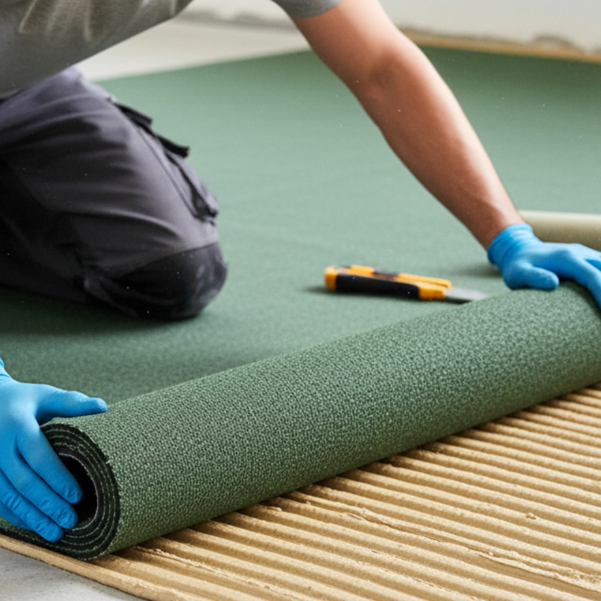 Vinylkleber PVC LVT CV Paneele Fliesen Teppich Kleber 18kg Flex Klebstoff Innenbereich Schnelle Haftung L+26 + Dreieckzahnspachtel – Bild 5