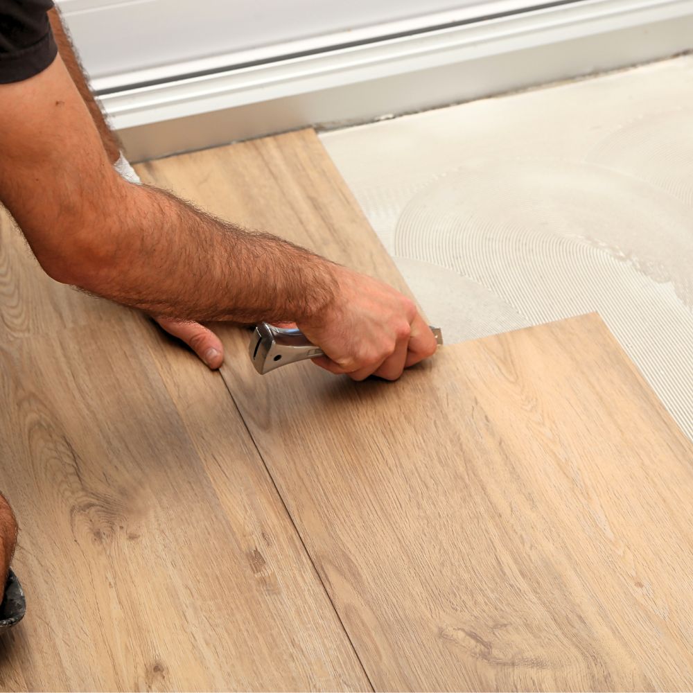 Vinylkleber PVC LVT CV Paneele Fliesen Teppich Kleber 18kg Flex Klebstoff Innenbereich Schnelle Haftung L+26 + Dreieckzahnspachtel – Bild 9