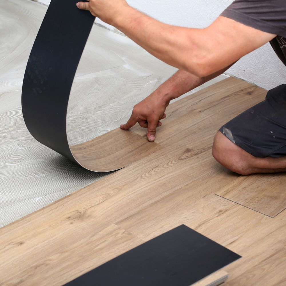 Vinylkleber PVC LVT CV Paneele Fliesen Teppich Kleber 18kg Flex Klebstoff Innenbereich Schnelle Haftung L+26 + Dreieckzahnspachtel – Bild 10