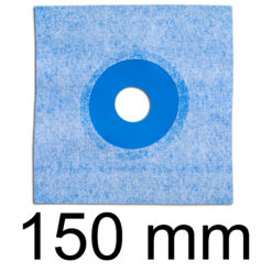 Wandmanschette 1 St. 150x150mm Abdichtung Ø27-55mm Duschelement Dichtmanschette Dehnzone LEVEL+ B04SE