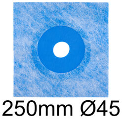 Bodenmanschette 1 St. 250mm Ø 45 Duschelement Dehnzone 47-80mm Wandmanchette B04SE