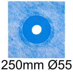 Bodenmanschette 1 St. Ø 55 Duschelement Dehnzone 57-90mm Wandmanchette B04SE