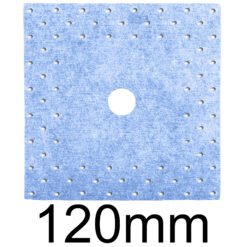 Wandmanschette 120x120mm Dichtelement 1 St. Rohrabdichtung 18-30mm Flüssigfolie Balkon Terrasse Dusche B04