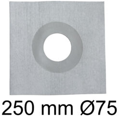 Wandmanschette 1 St. Dichtmanschette 250mm Ø75mm Dehnzone Rohrdurchmesser ca. Ø77mm – Ø150mm LEVEL+ G03SE