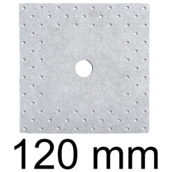 Dichtmanschette 120x120 Dichtelement 1 St. Rohrabdichtung 18-30mm Flüssigfolie Balkon Dusche G03