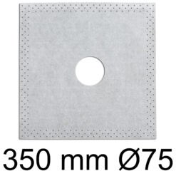 Dichtmanschette 350mm × 350mm Dichtelement 10 St. Rohrabdichtung Ø77 – Ø150mm Flüssigfolie Balkon Dusche LEVEL+ G03