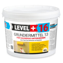 Grundiermittel für Saugende Untergründe 10L Konzentrat 1:3 unter Putze, Spachtelmassen, Gipskleber L+16