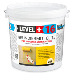 Grundiermittel für Saugende Untergründe 20L Konzentrat 1:3 unter Putze, Spachtelmassen, Gipskleber L+16