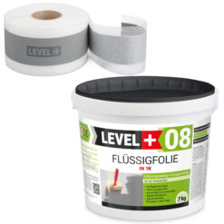 Dichtset Abdichtung Set Flüssigfolie 7Kg Bad Dusche Küche LEVEL+ SET01