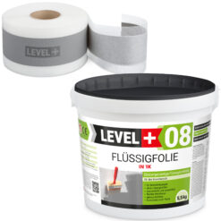 Dichtset Abdichtung Set Flüssigfolie 5,5Kg Bad Dusche Küche LEVEL+ SET11